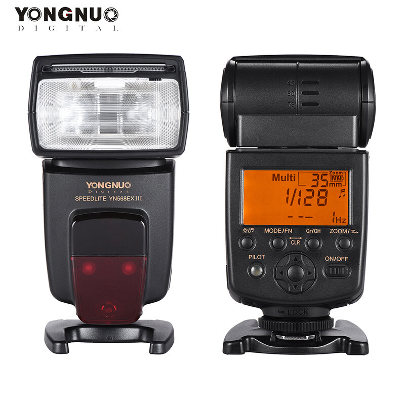 YONGNUO YN568EX YN-568EX III TTL Wireless HSS for Canon 1100d 650d 600d Nikon DSLR Camera Compatible YONGNUO With Free Gifts