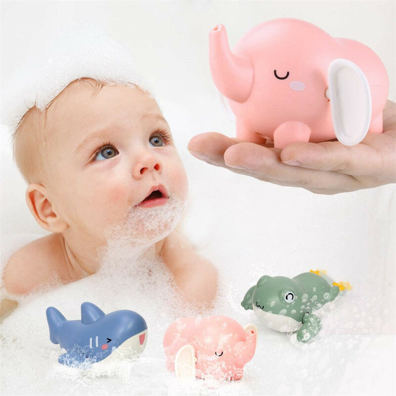 Zabawki dla niemowląt kąpiel łańcuch wodny mechaniczna kreskówka żółw niemowlęcy niemowlę pływać pingwin ryba zwinięta dzieci plaża woda zabawka do kąpieli