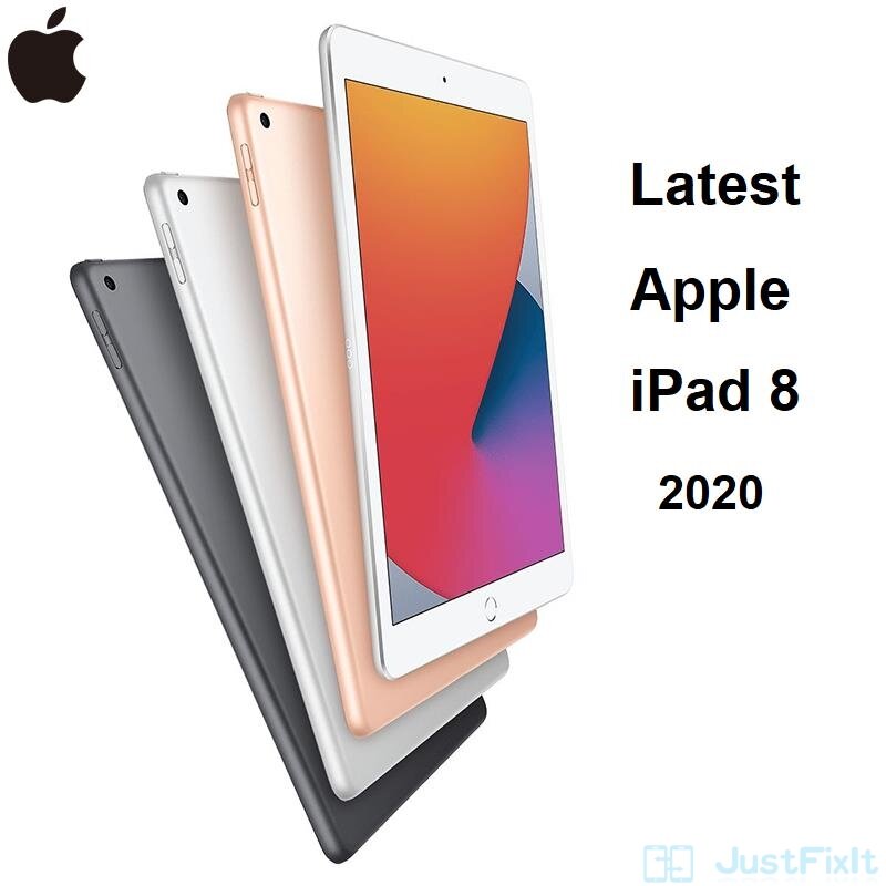Apple iPad 8th 2020 A12 Bionic Chip 10.2" Retina Display 32/128G Thin Slim IOS Tablet WiFi/Cellular