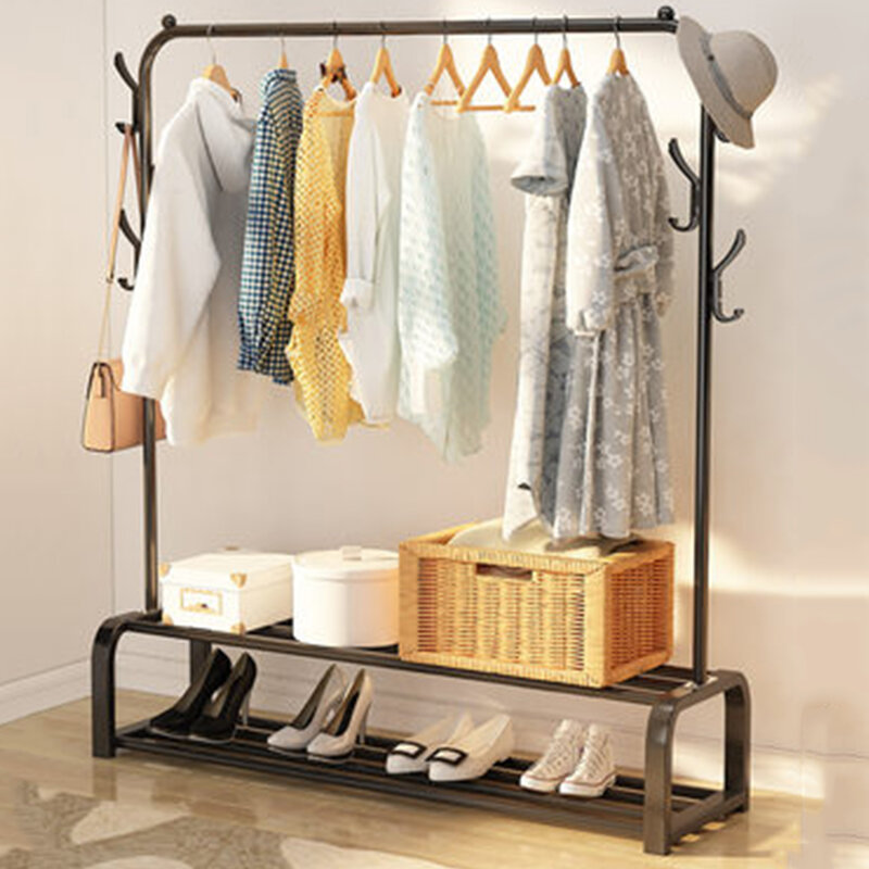 Gancho minimalista para roupas, varanda interna dobrável, rack de secagem para roupas