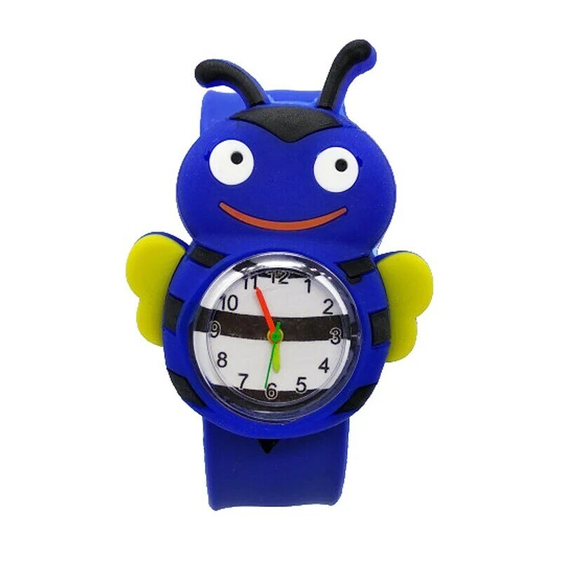 Relojes para niños, juguetes de dibujos animados, regalo de cumpleaños para bebés, 14 animales, reloj de muñeca, relojes para niños, reloj de cuarzo de silicona para niños