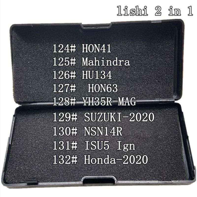 Lishi HU66 Decoder 2 in 1 Lishi tool HU100 HU83 HU92 HU100R HU101 per VW,FORD, BMW fabbro strumenti 2 in 1 Lishi