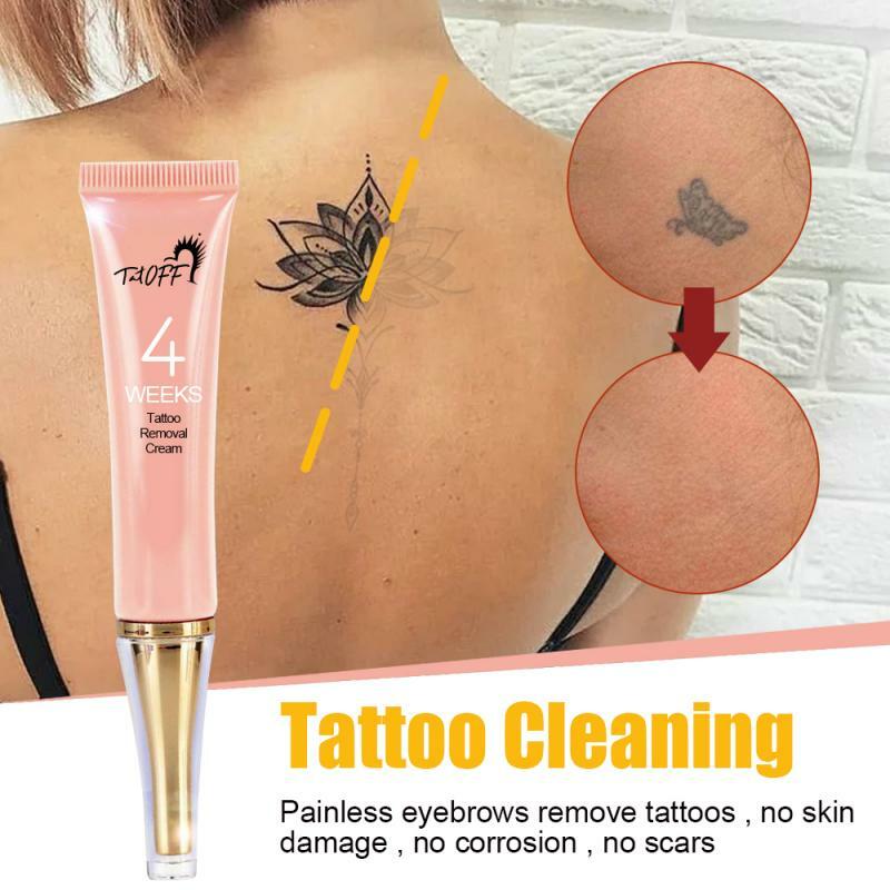 Crema hidratante para eliminación de dibujo tatuaje permanente, extracto de planta, Microblading, indoloro, delineador de cejas, Herramientas de limpieza de tatuajes para la piel