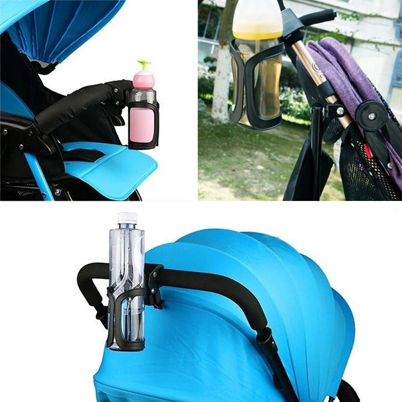Portavasos para cochecito de bebé, accesorios de cochecito de bebé para botellas de leche, estante para botella de bicicleta, soporte de cochecito, accesorios, 14x7cm