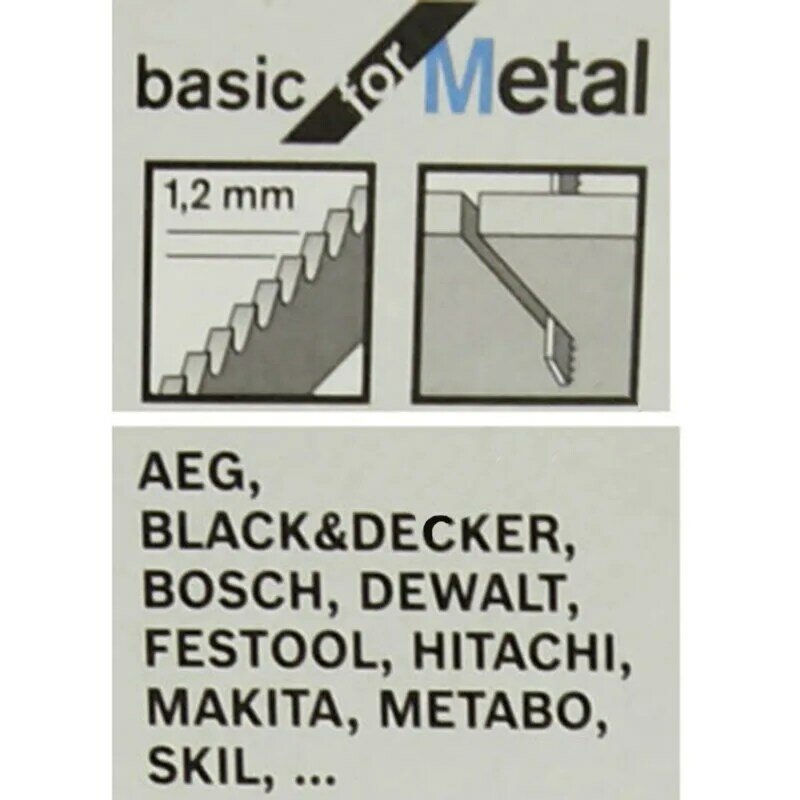 Lâminas de quebra-cabeça t318a, lâminas de corte em metal afiado e leve, 5 fábricas, 132mm hss