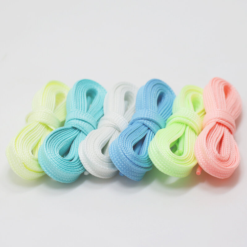 4-สีสะท้อนแสงเลเซอร์ Sequined Shoelaces,คู่ของ Hollow ทอ Shoelaces 100ซม./120ซม.กีฬาและ Leisure Shoelaces