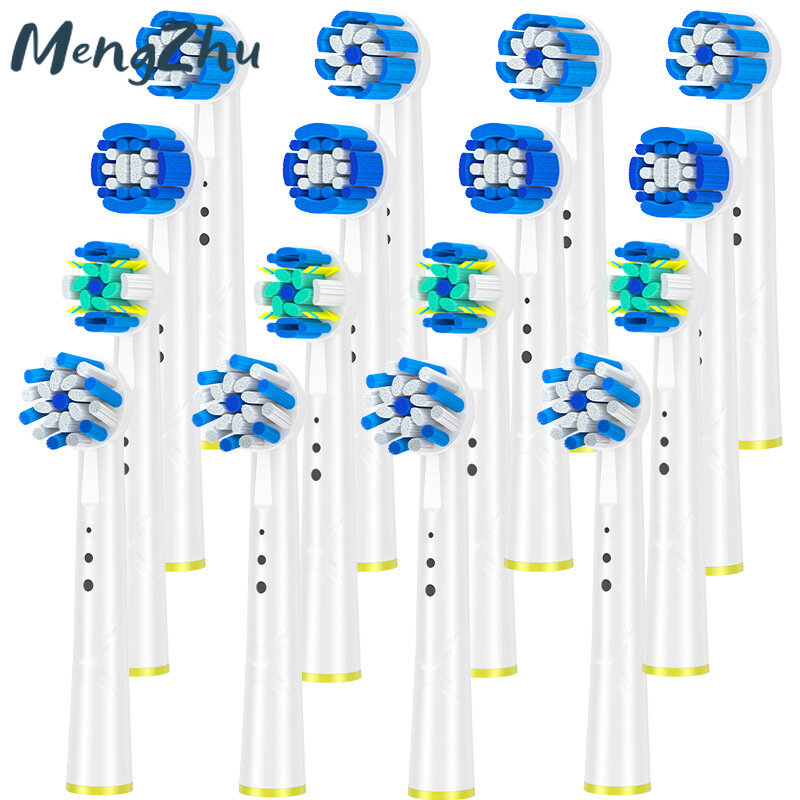 4PCS/Set Oral Toothbrush Heads Nozzles Fit for Oral-b Replacement Electric Vitality Sensitive Brush Head Oral B Cross Action