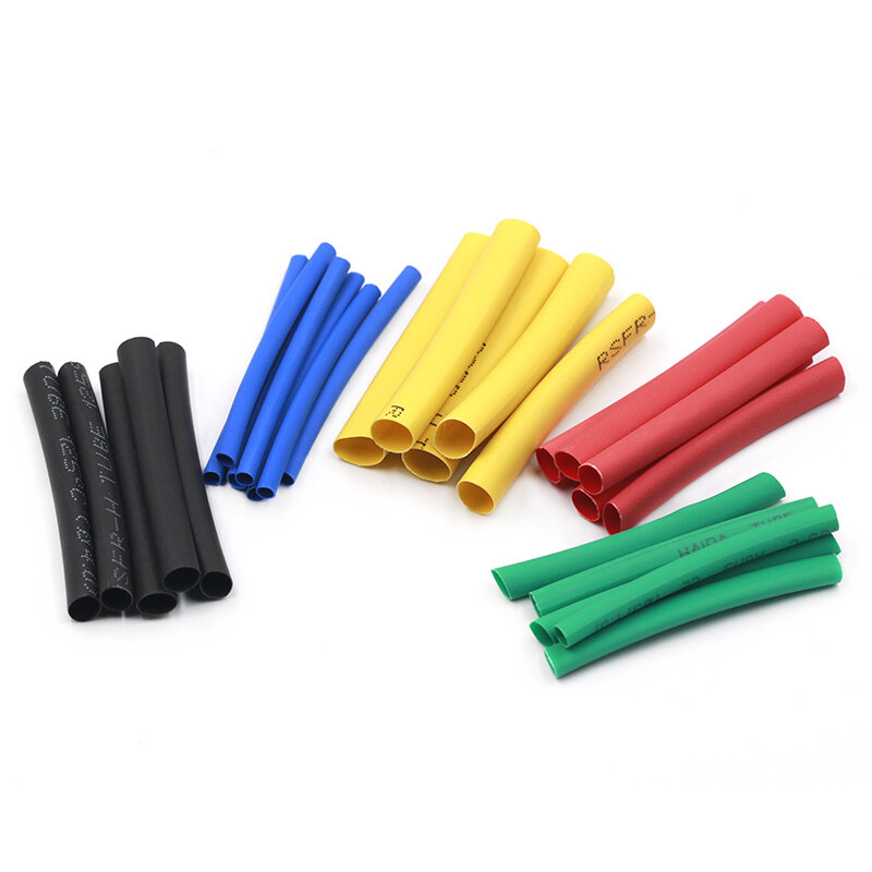 HNV 127Pcs / 328Pcs Car Electrical Cable Tube kits Heat Shrink Tube Tubing Wrap Sleeve Assorted 8 Sizes Mixed Color