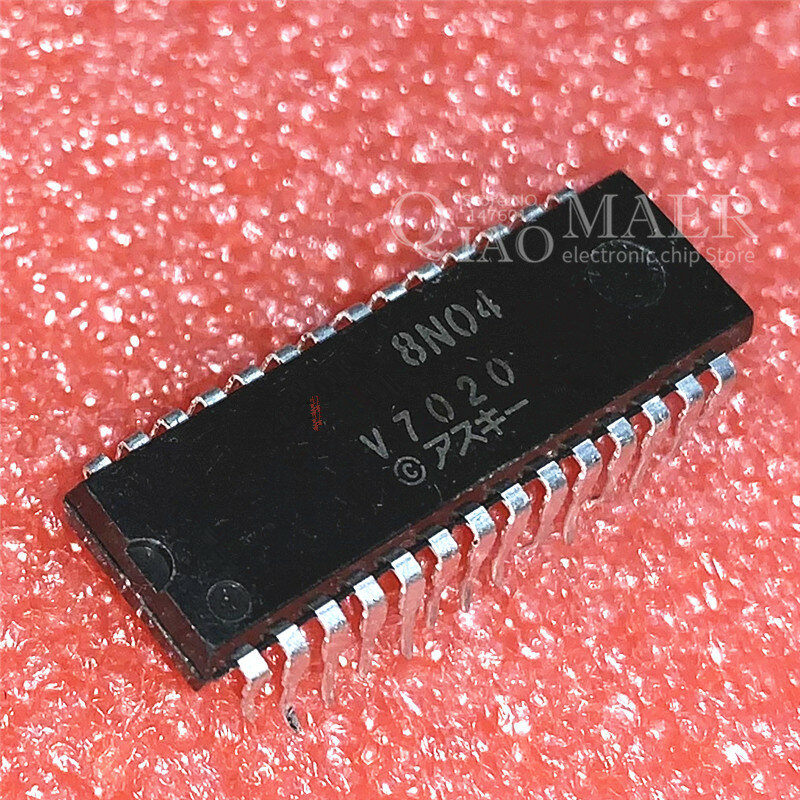 1 unidade de circuito integrado v7020 dip-28