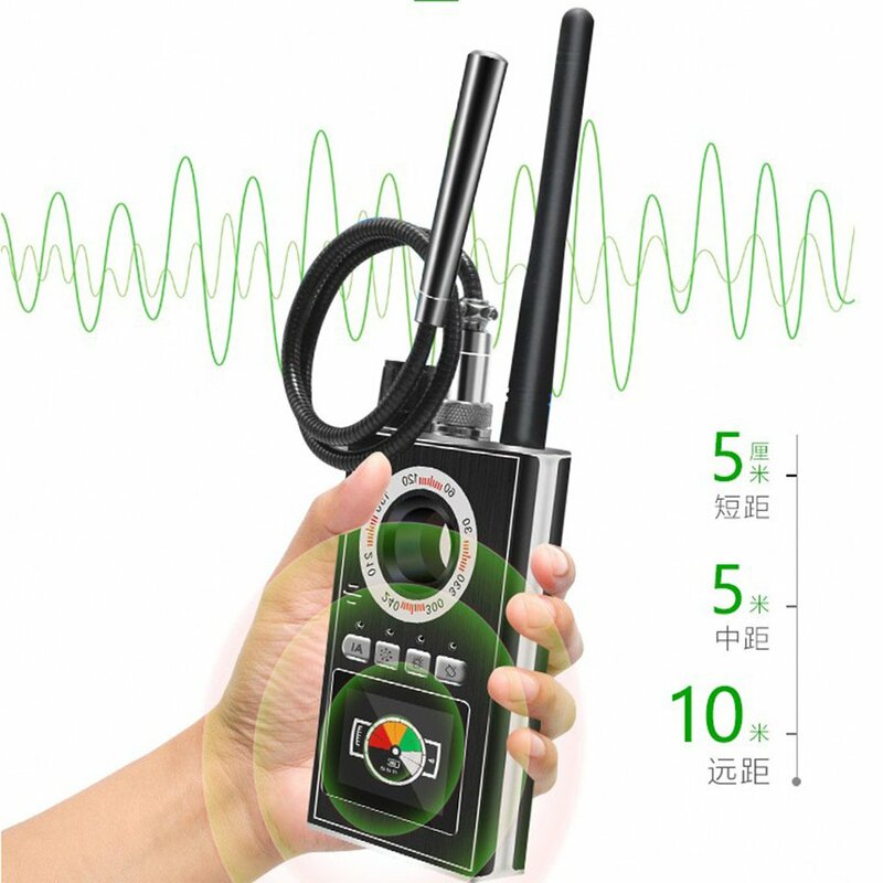 K88 Anti Spy Detector Rf Detector Radio Scanner Voor Camera Finder Kleine Camera Detector Gps Tracker Signaal Detector