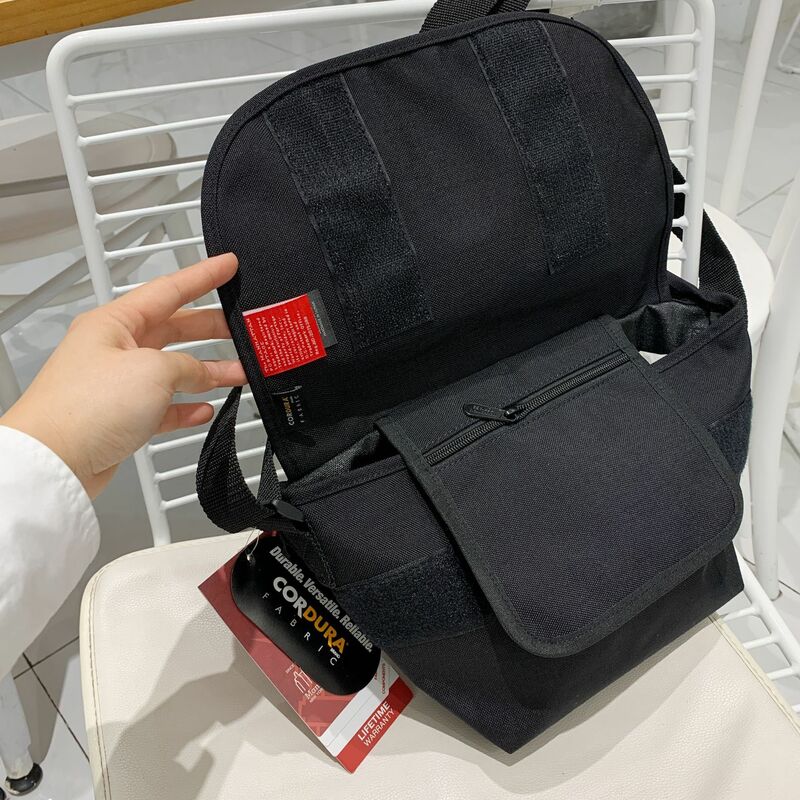 Men's sports messenger bag, backpack, canvas, fashion brand