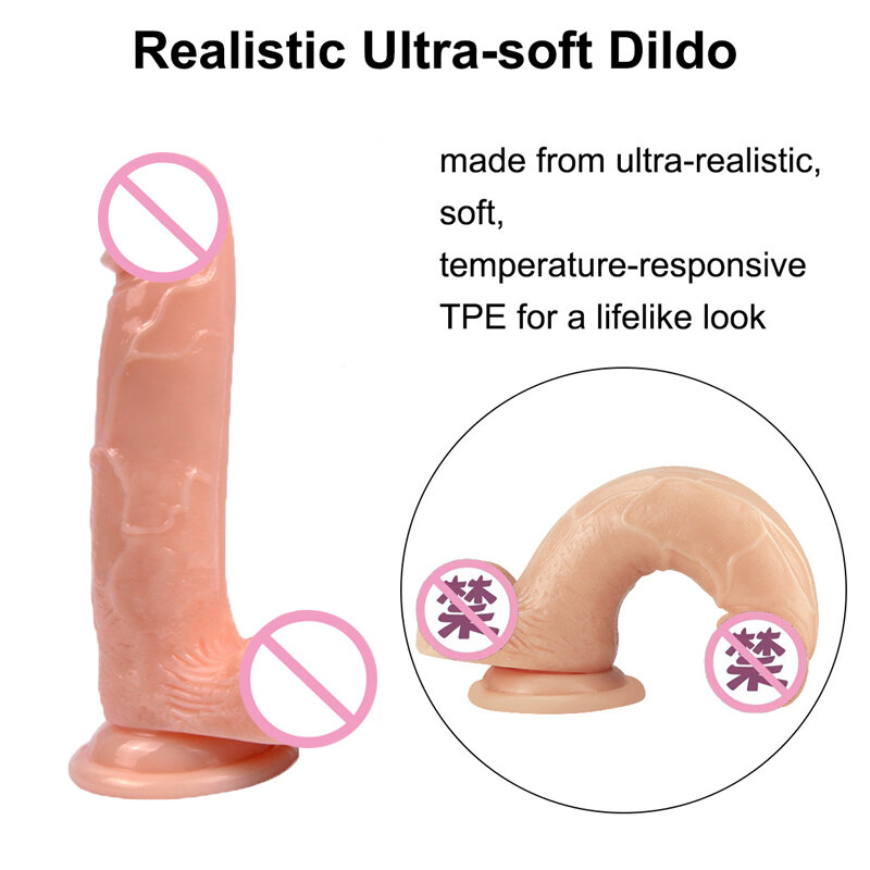 Vibrador realista gode enorme brinquedos femininos 7/8 Polegada enorme pênis de silicone juguetes sexuais para la mujer pênis realístico consolador