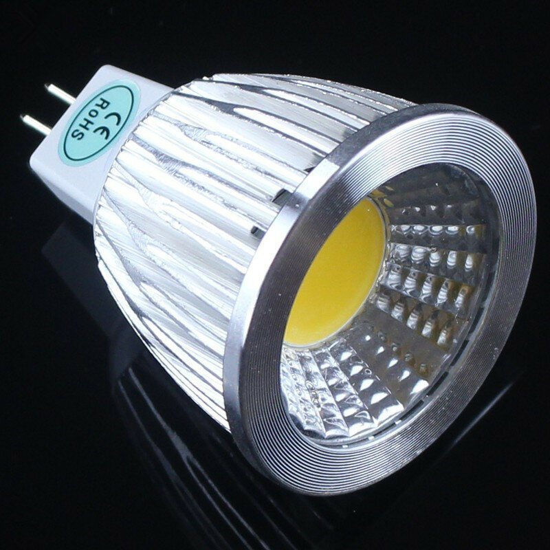 Nuova lampada a LED ad alta potenza MR16 GU5.3 GU10 shock 3W 5W 7W proiettore a soffiaggio dimmerabile lampada bianca fredda calda mr16 12V gu5.3 220V