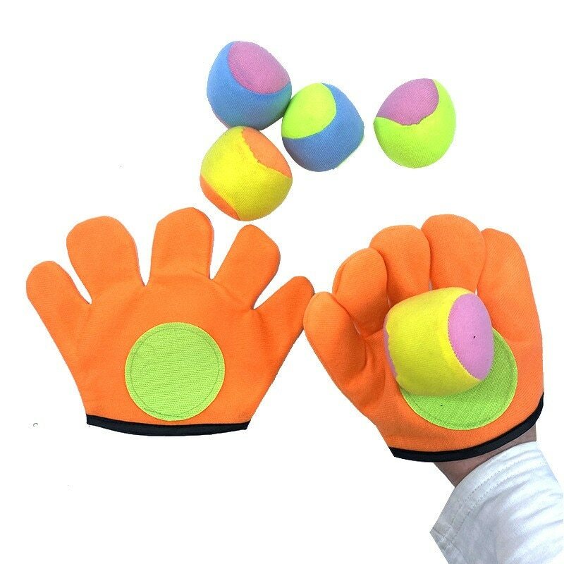 1 Set Sucker Sticky Ball Toy Outdoor Sports games Catch Balls Games Set Throw And Catch Parent Interactive for boy Child Toys