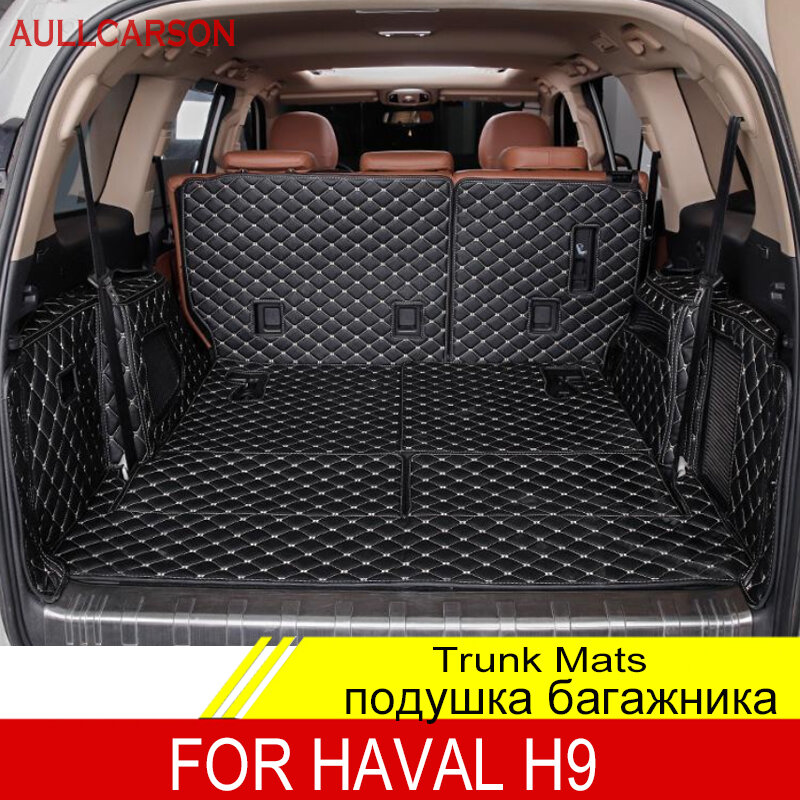 For Haval H9 Custom Trunk Mats Durable Cargo Liner Boot Carpets Accessories Interior Cover Decoration