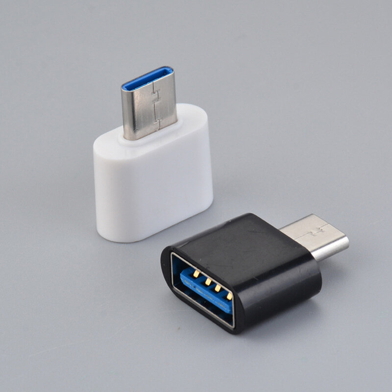 Mini typ C na USB Adapter OTG konwerter dla Xiaomi Huawei Samsung Android telefony komórkowe type-c USB-C na USB 2.0 złącze danych