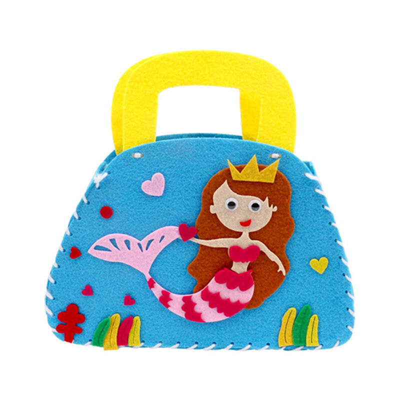 Artesanal diy colorido saco feito à mão pacote de material aprendizagem precoce educação brinquedos de ensino para o miúdo melhor venda-wt