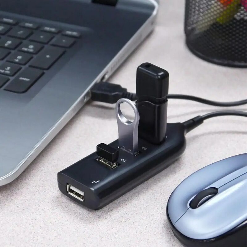 Onbian – HUB USB 2.0 Multi ports 4 ports, adaptateur HUB haute vitesse pour PC portable, accessoires d'ordinateur, nouveau Livraison rapide Dropshipping