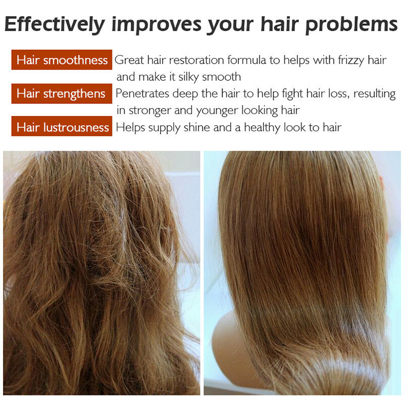 Óleo essencial do cabelo marroquino do óleo do crescimento do cabelo para a perda de cabelo da mulher do homem