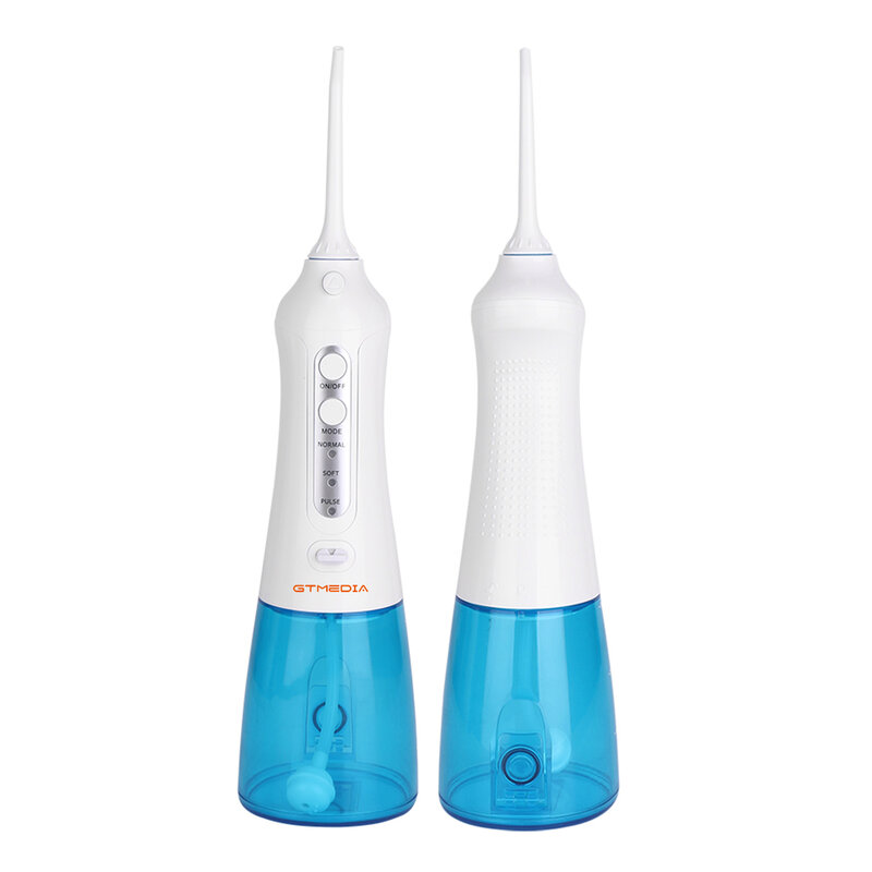 Gtmedia dental irrigator oral dentes cleaner usb recarregável ipx7 à prova dcordless água bola gravidade sem fio portátil flosser picareta