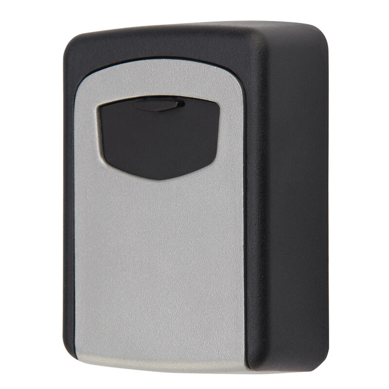 Key Lock Box Wall Mounted Aluminum Alloy Key Safe Box Weatherproof 4 Digit Combination Key Storage Lock Box Indoor Outdoor