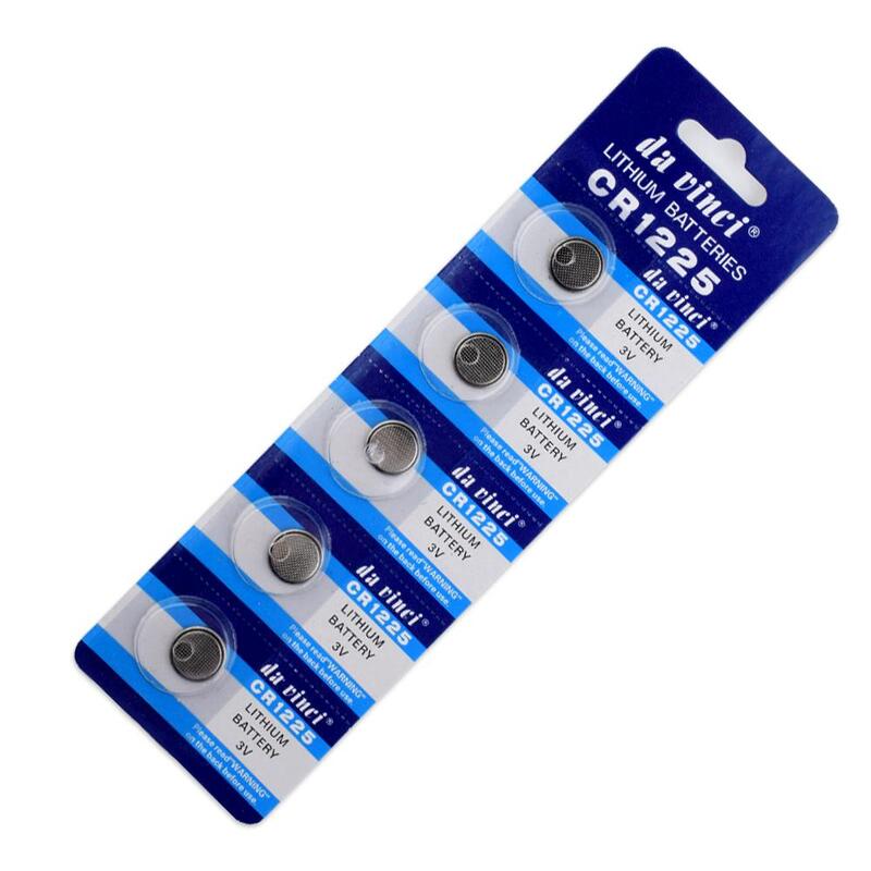 CR1225 10Pcs=2Card Lithium 3V  Button Battery 50mAh  LM1225 BR1225 KCR1225  Cell Cion Batteries For Watch Electronic Toy Remote