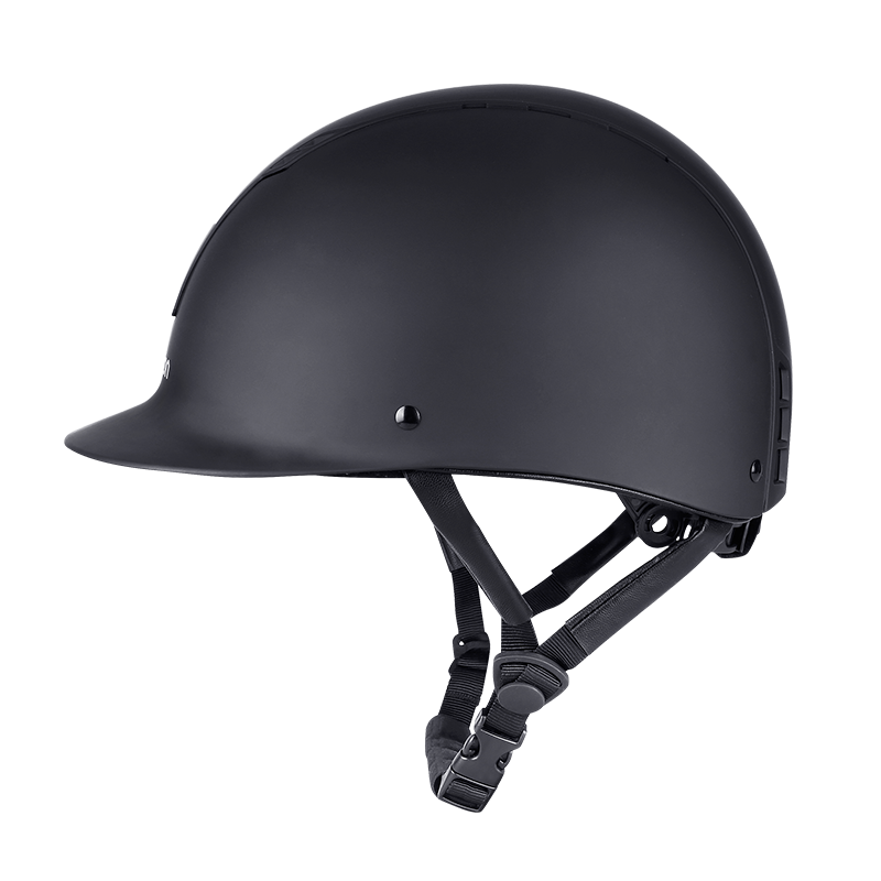 Casque de protection pour l'équitation, ajustable, taille XL et noir, adapté à la circonférence de la tête, 57-59