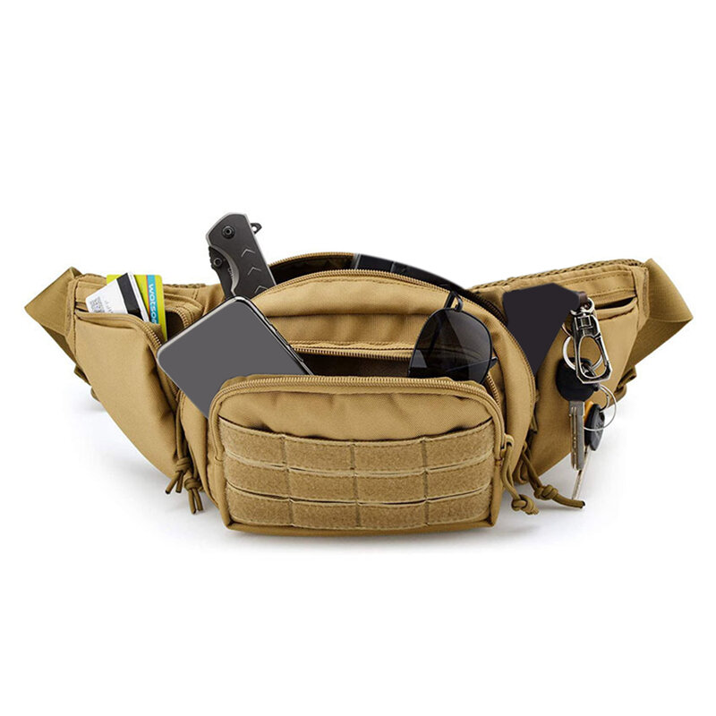 Тактическая поясная сумка-кобура для пистолета, военная забавная Сумка-слинг на плечо, уличная нагрудная Сумка-асульт для скрытого пистоле...