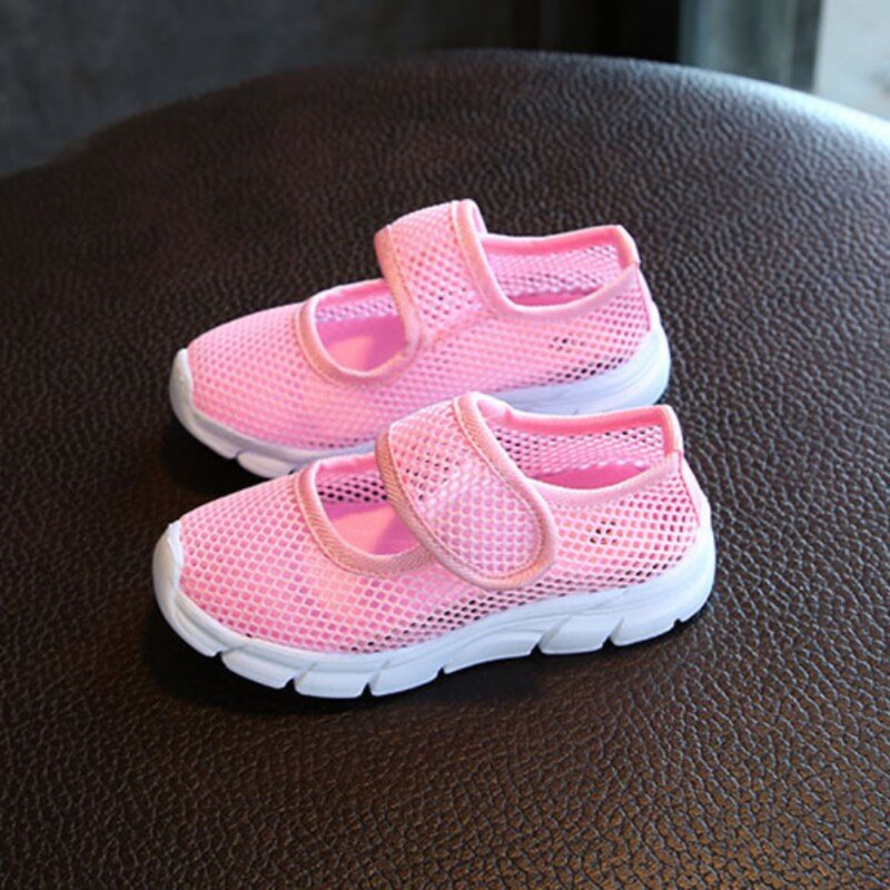 3-7Y bambini ragazze Sneakers Casual scarpe per bambini Toddle Mesh traspirante colore caramella singolo panno netto scarpe sportive per bambini
