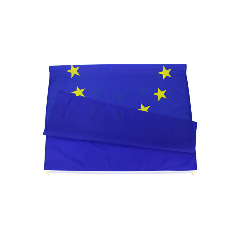 Bandeira europeu super de poliéster 60x90/90x cm, bandeira para decoração, para conselho europeu, super poliéster