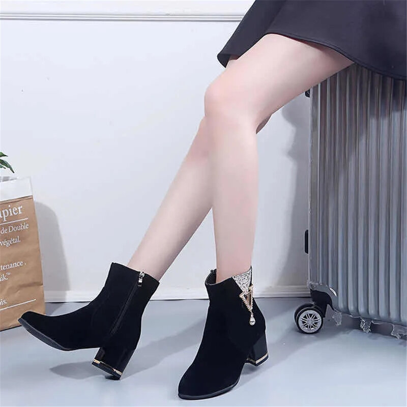 New Long Botos Platform Boots Women Shoes Slim Over The Knee Boots Sexy Female Autumn Winter Fashion Lady Thigh High Boots Black