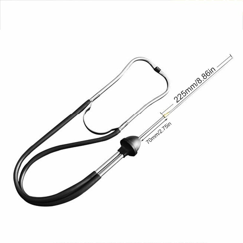 22.5+7CM Car stethoscope for cars Auto mechanics tools for cars Stethoscope hearing aid Tool Car Tester Diagnostic Tool