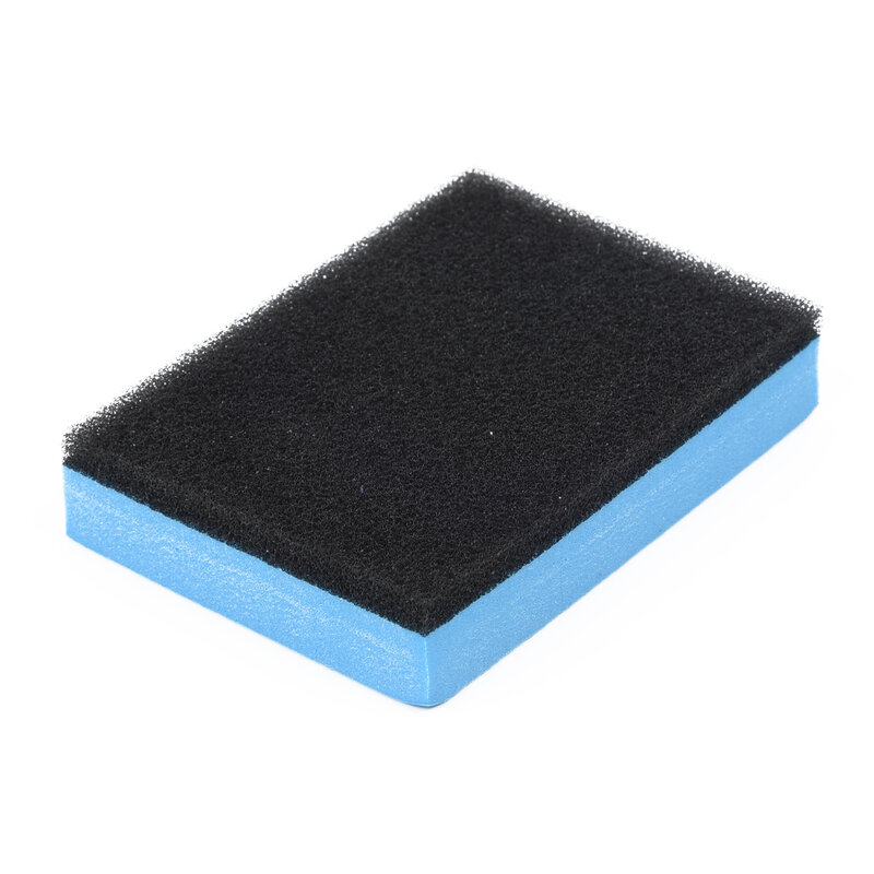 Limpador de carro esponja almofada removedor suprimentos ferramenta limpeza azul + preto cerâmica