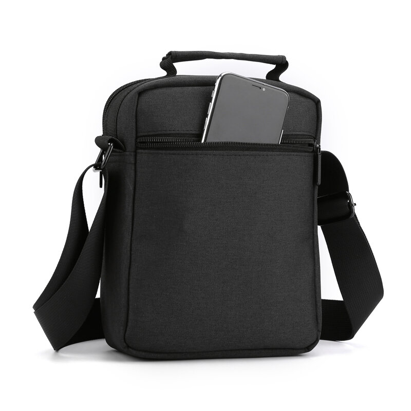 حقيبة كتف كاجوال عصرية للرجال ، حقيبة عمل كورية متعددة الاستخدامات ، حقيبة كتف صغيرة للرجال
