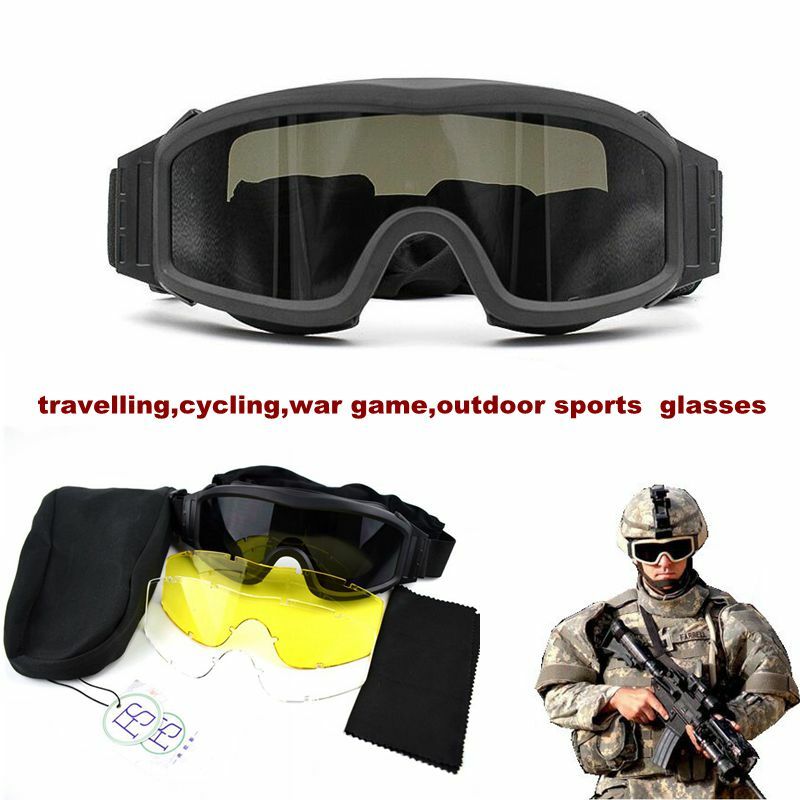 USMC Military Airsoft Tactical Goggles UV400 Paintball Protection Ballistic Glasses Men Tactical Sunglasses Shooting Eyewear