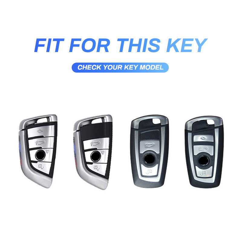 ABS คาร์บอนไฟเบอร์เคสกุญแจรถยนต์ Shell Fob สำหรับ BMW X3 X5 X6 F30 F34 F10 F20 G20 G30 G01 g02 G05 F15 F16 1 3 5 7 Series
