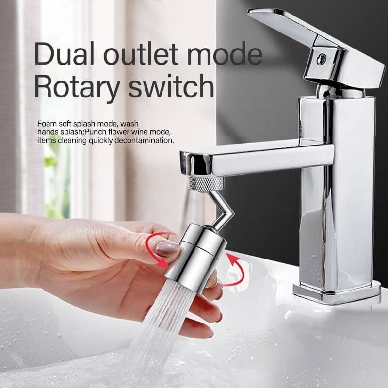 Rubinetto filtro antispruzzo rotazione universale a 360 gradi rubinetto mobile gorgogliatore acqua risparmio ugello spruzzatore bagno forniture da cucina