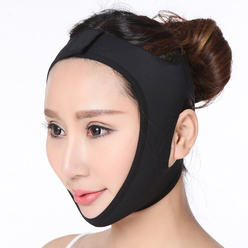 Elastyczny bandaż wyszczuplający twarz V linia przyrząd do modelowania twarzy kobiety podbródek policzek podnieś pas twarzy przeciw zmarszczkom pasek pielęgnacja twarzy szczupłe narzędzia