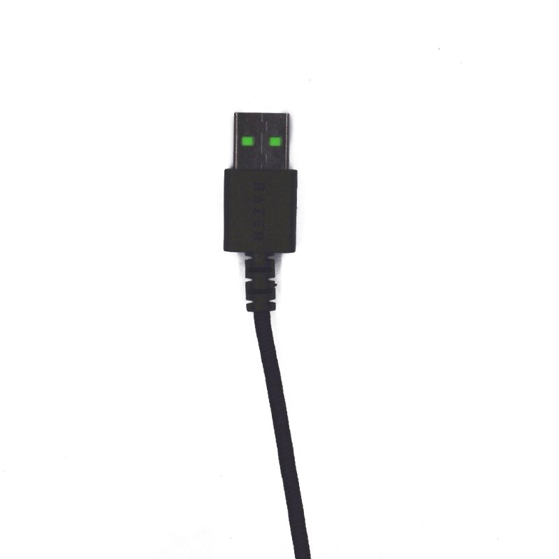USBケーブル付きの耐久性のあるナイロン編組マウス,ゲーミング用のマウスケーブル