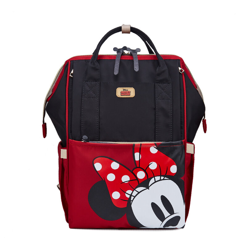 Сумка для подгузников Disney, рюкзак для мам, сумка для детской коляски, с изоляцией под флаконы Микки Мауса