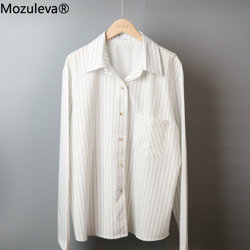 Mozuleva-Pijama de dos piezas para mujer, traje de Casa de manga larga para Primavera/otoño, pantalones finos de algodón, otoño
