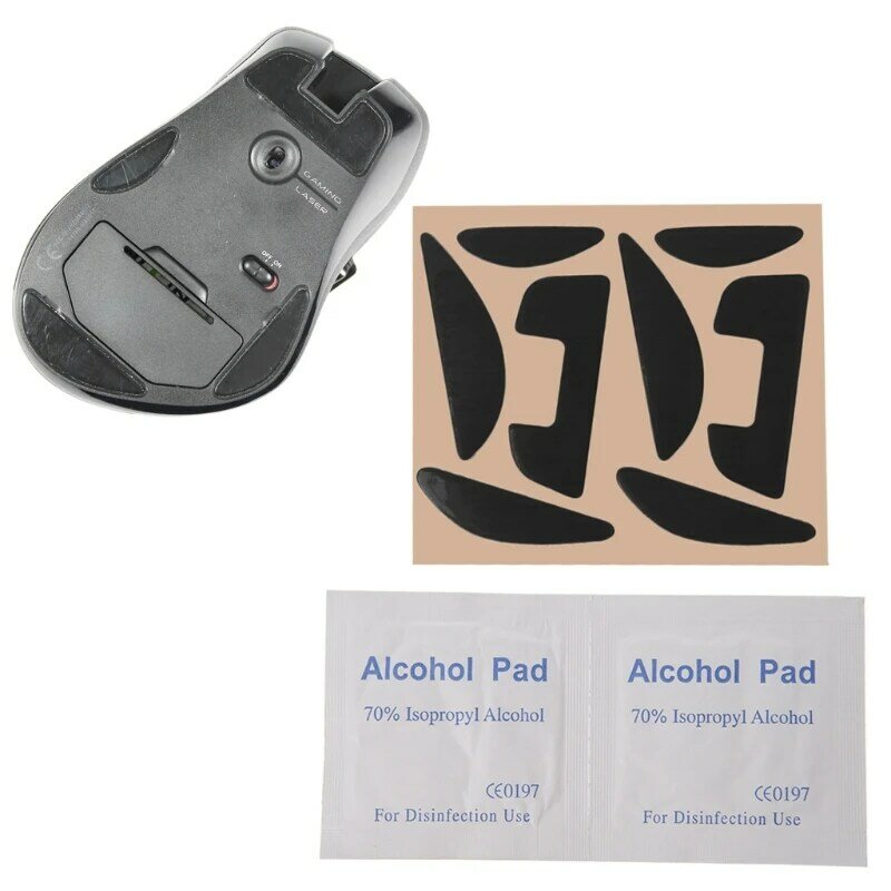 2 set Mouse skateboard/Mouse piedi Mouse Pad per logitech G700 G700S Mouse M3GD