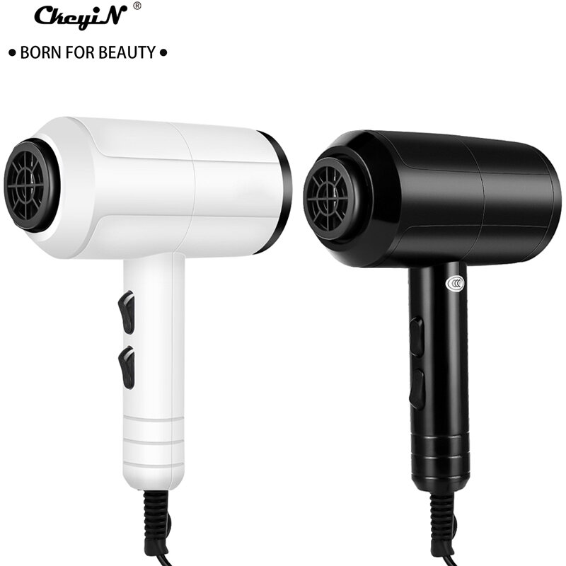 1500W Mini Hair Dryer Powerful Clod Hot Wind Hair Blow Dryers Travel Home Fast Drying Low Noise With Air Collecting Nozzle Dryer