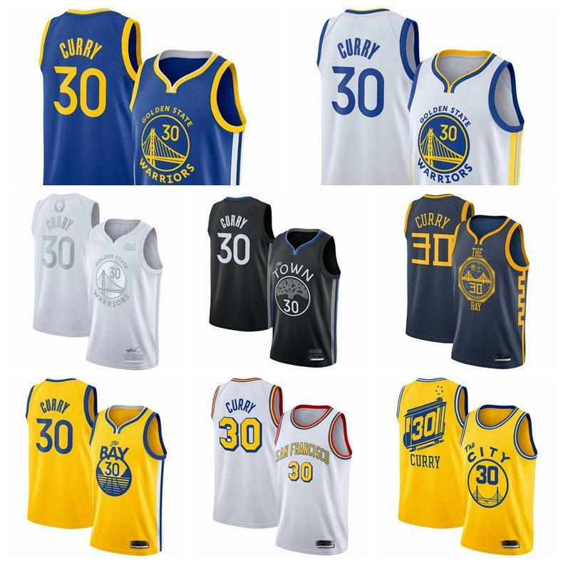 Stephen 30 Curry Golden State Warriors Men Swingman Basketball Jersey Royal Icon Edition