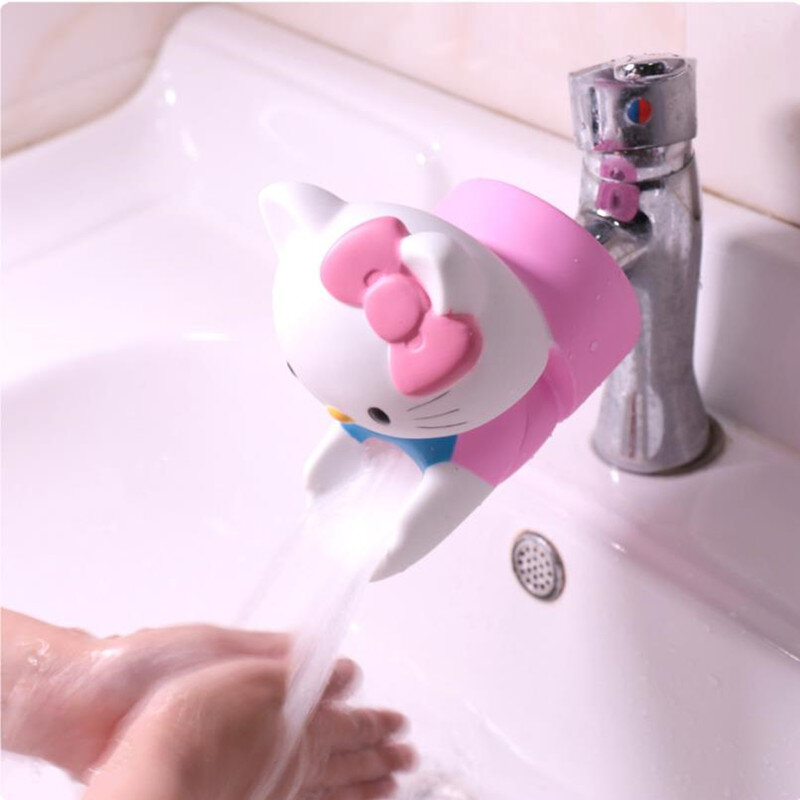 kids water tap Faucet Extender Water Saving Cartoon silicone Faucet Extension Tool Help Children Washing hand water tap extender
