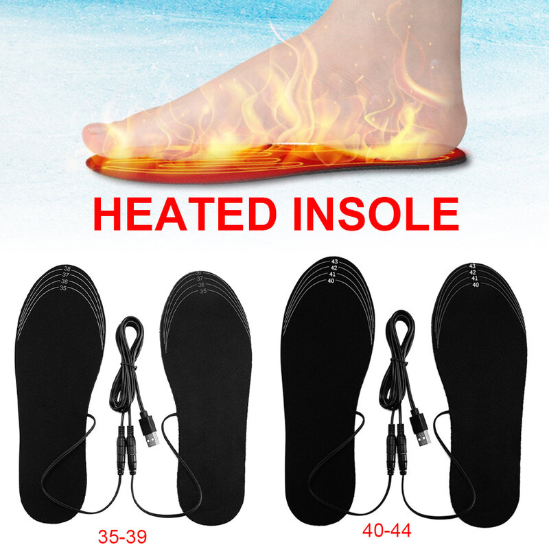 Solette calze riscaldate per piedi suola riscaldata usb soletta per scarpe donna uomo solette termiche calde per la cura dei piedi