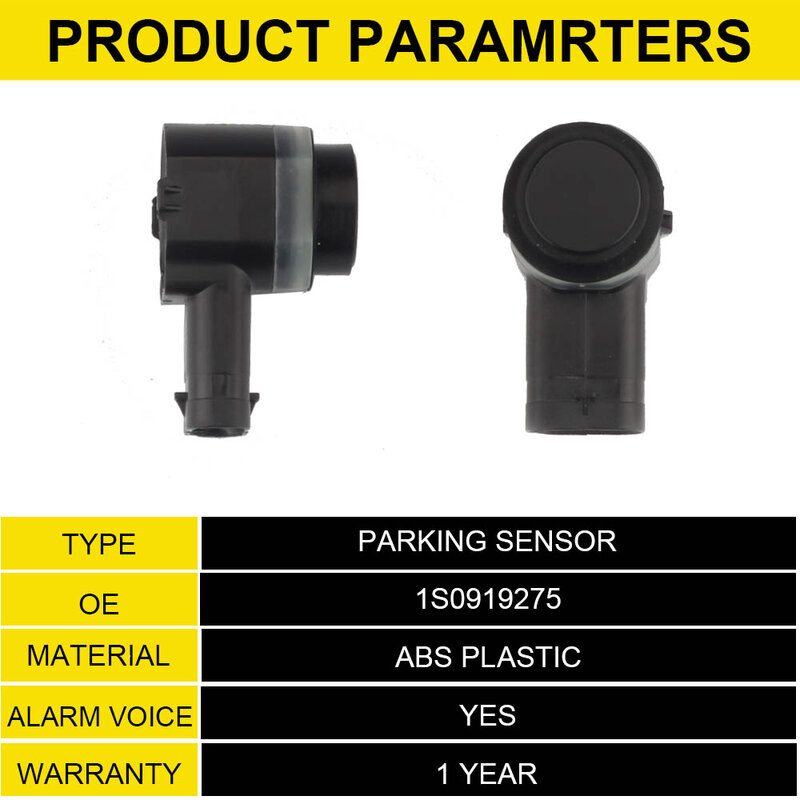 4PCS Parking PDC Sensor for VW Jetta Golf MK5 6 Passat B6 Radar Assistance Tiguan 1S0919275 3C0919275S 4H0919275 Car Accessories