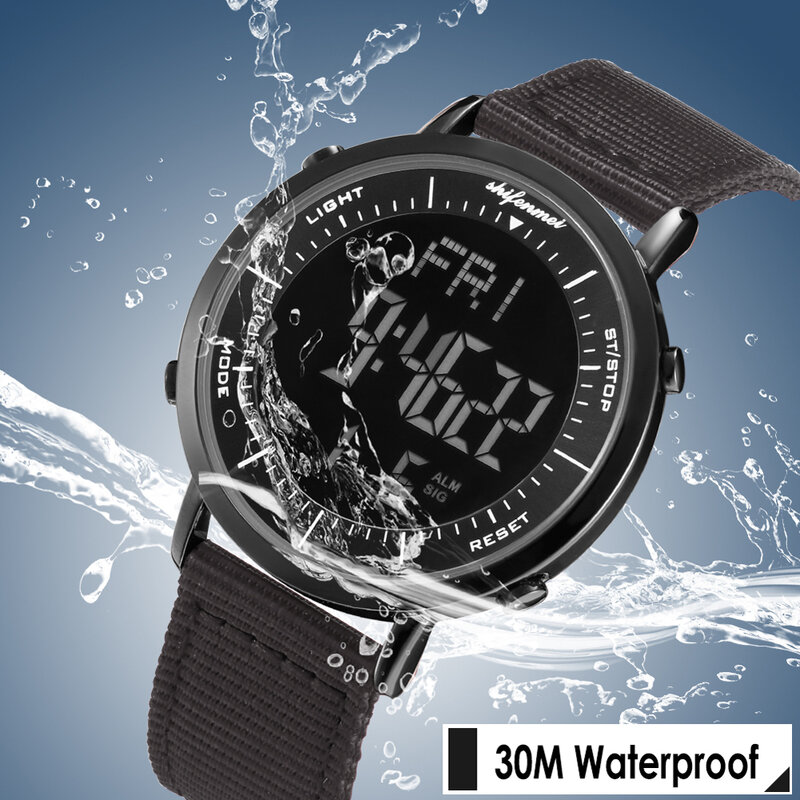 Shifenmei multifunzione Sport all'aria aperta Smart Homme orologio da uomo cronografo 3Bar sveglia digitale impermeabile orologi Hombre Reloj