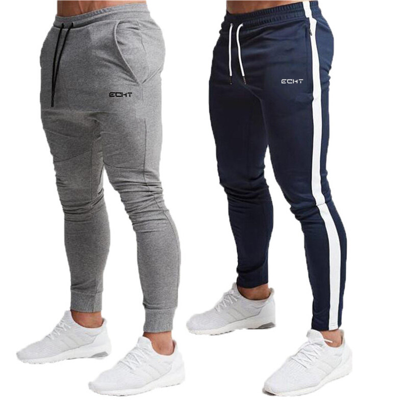 Pantalon de Fitness élastique pour homme, vêtement de marque de haute qualité, décontracté, vêtement de musculation, survêtement de jogging