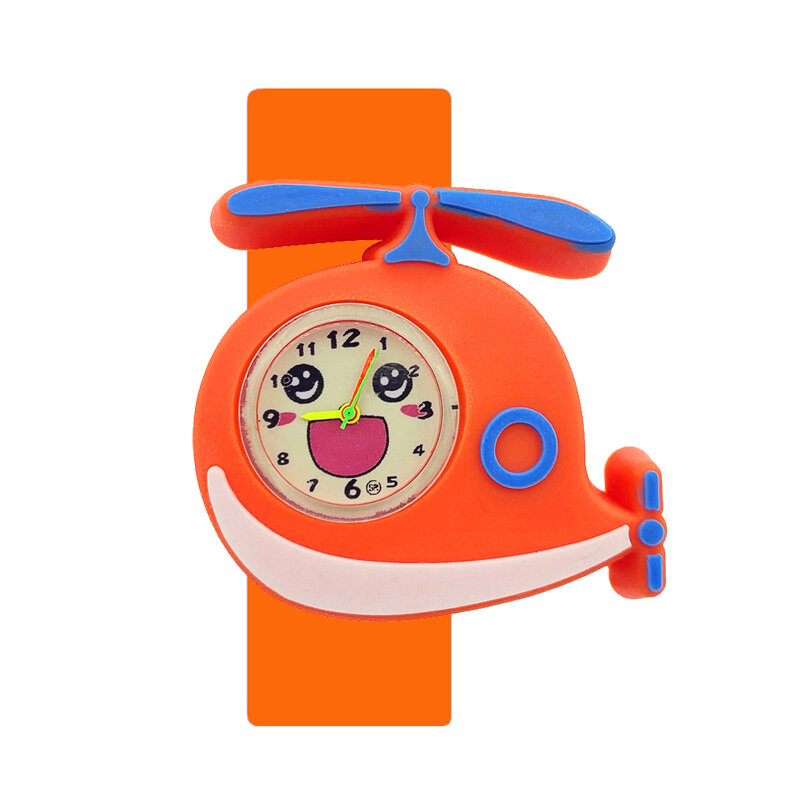 Montre de l'équipe des animaux de dessin animé pour enfants, montre-Bracelet pour apprendre l'heure, cadeau d'anniversaire pour garçons et filles, horloge pour écoliers